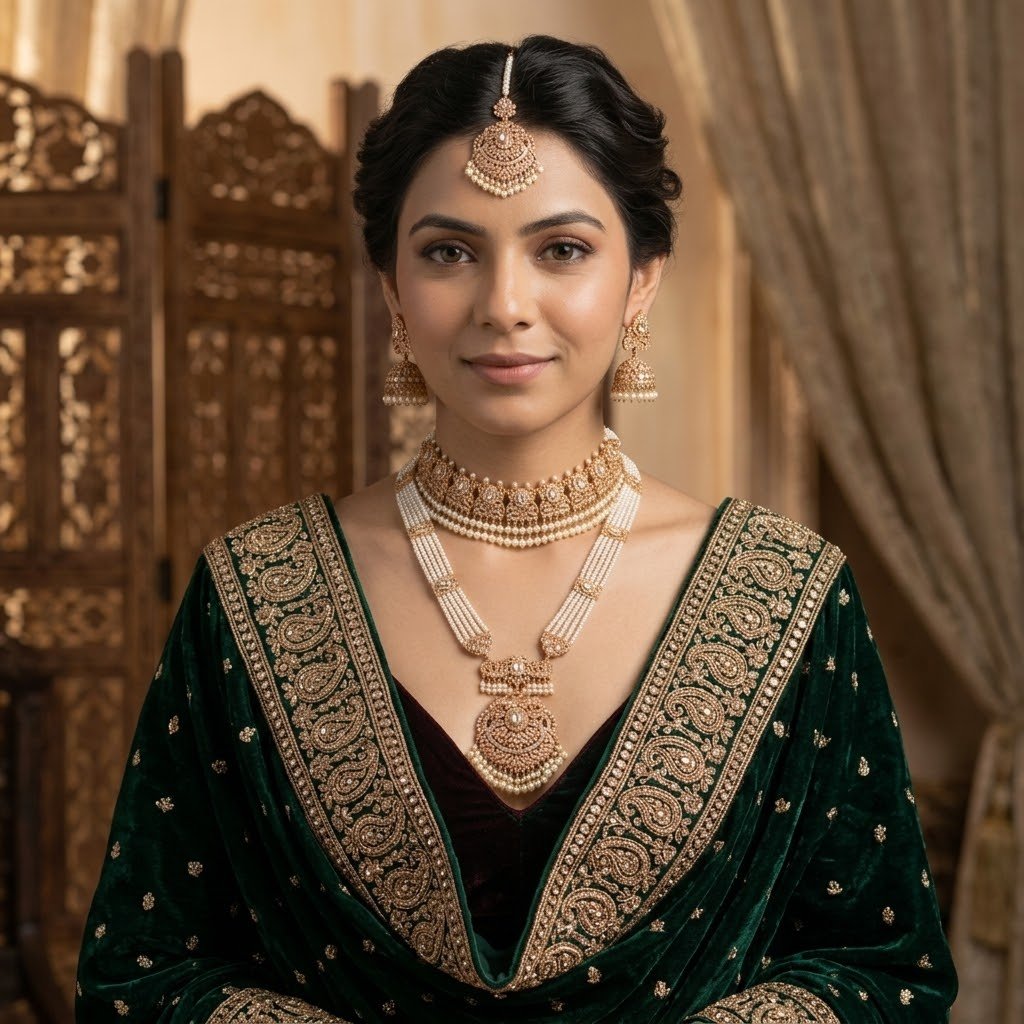 Elegant Gold-Plated Bridal Jewellery Collection