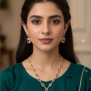 South Indian Collection Layered Pearl Sahara Earring Chains (DDD 102020)