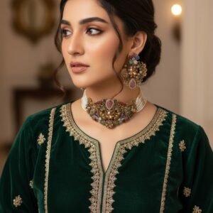 Turkish Style Multicolored Antique Choker Set (RGOE 400040)