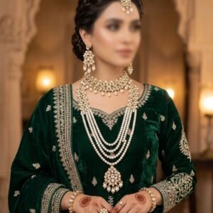 Classic Pearl & Kundan Layered Bridal Jewellery Set